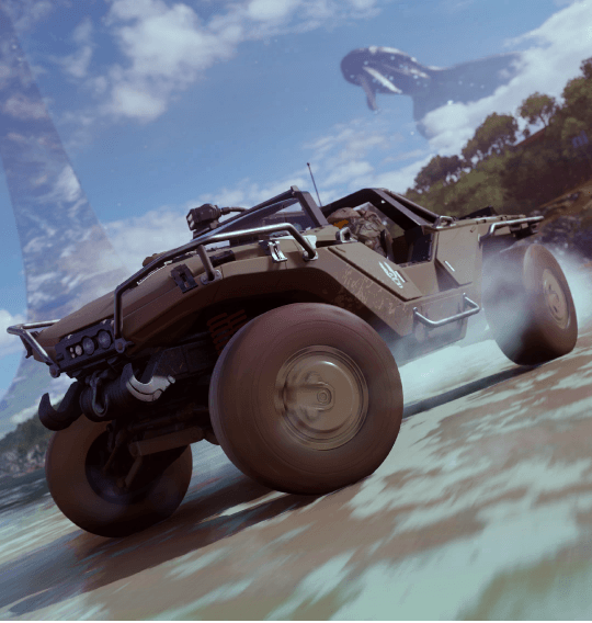 Forza Horizon 4 içerisinde Halo evreninden bir savaş gemisi ile yarışacağız