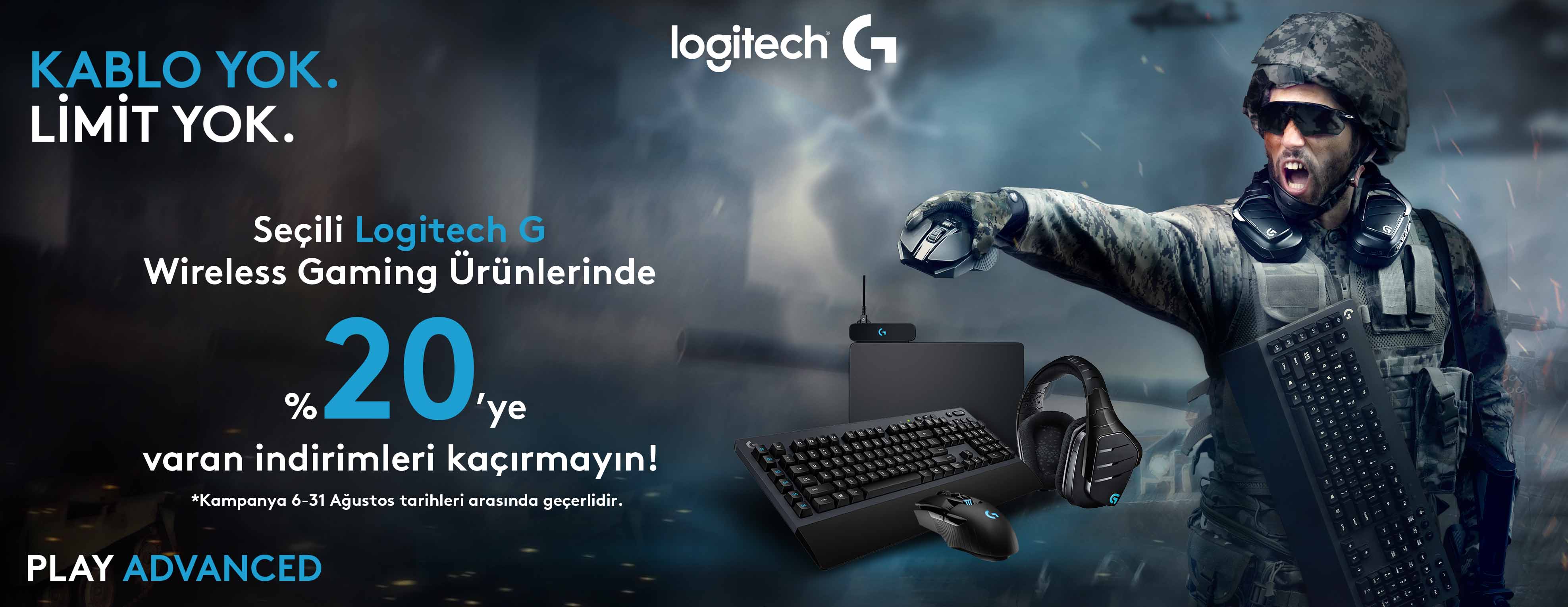 Logitech G ekibinin Wireless PC Gaming ürünlerinde indirimler başladı