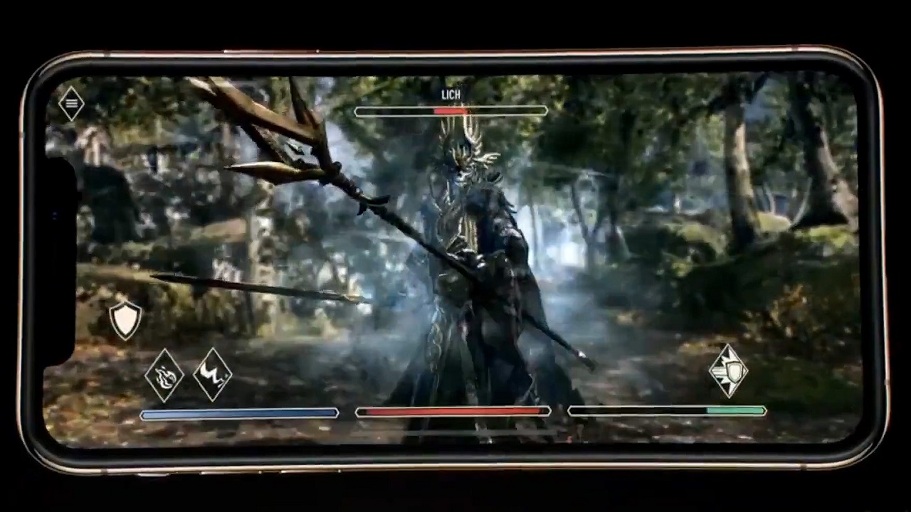 The Elder Scrolls: Blades, yeni iPhone XS ile tanıtım sahnesinde oynandı