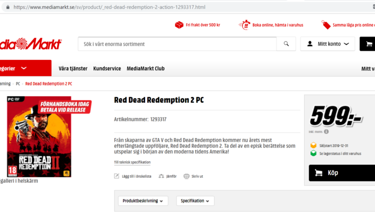 Red Dead Redemption 2