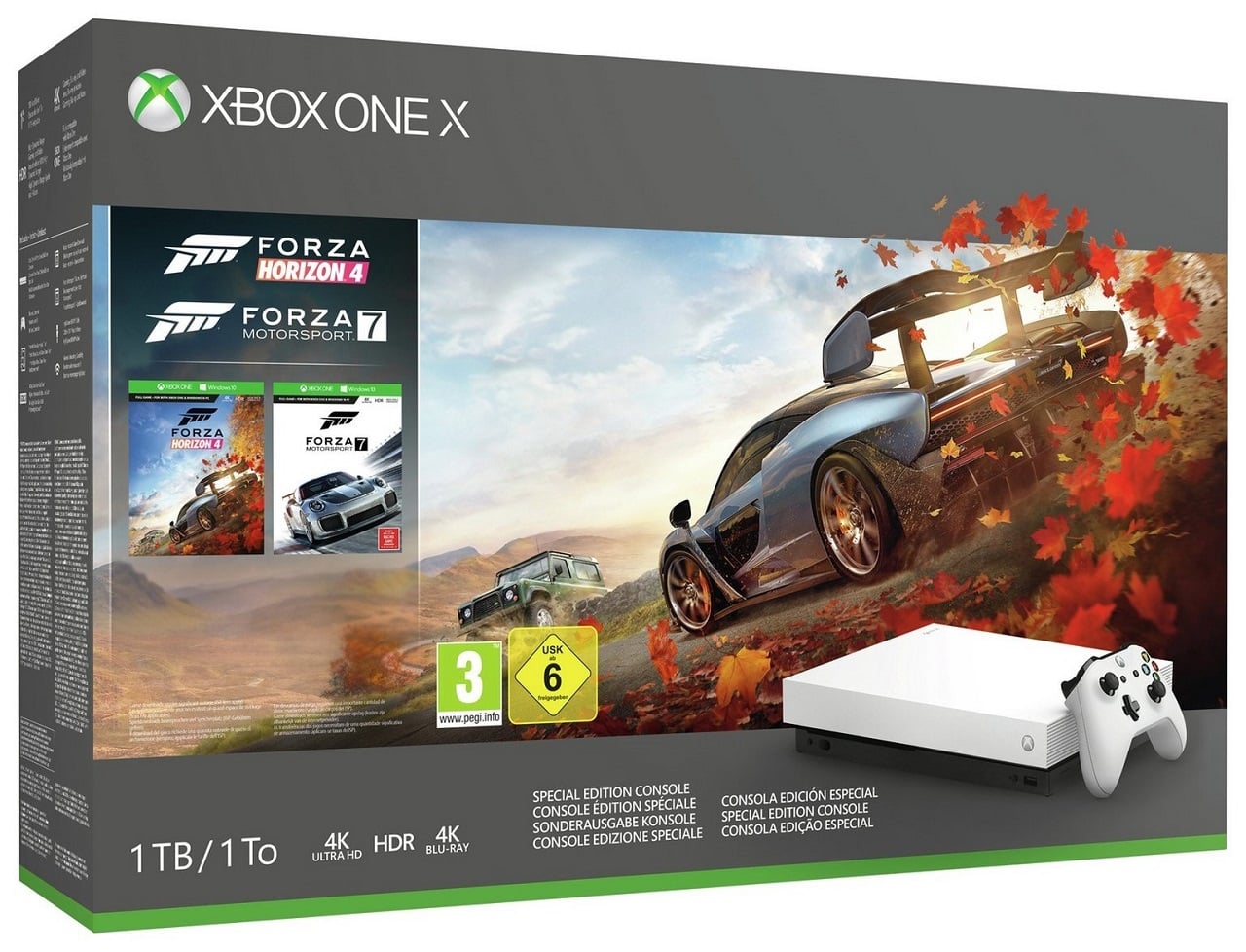 Forza Horizon 4 hediyeli, beyaz Xbox One X paketleri geliyor