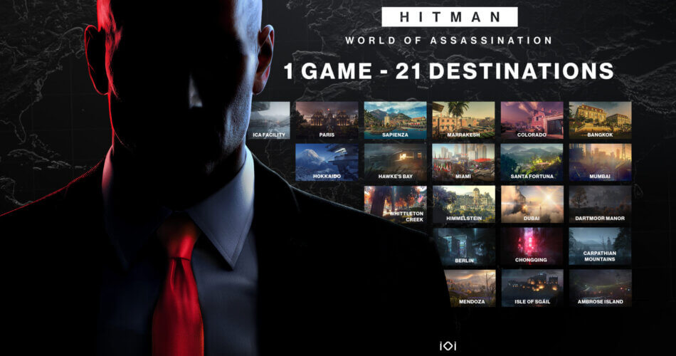HITMAN 3, HITMAN – World of Assassination oluyor ve ilk iki oyun da ücretsiz olarak birleştiriliyor