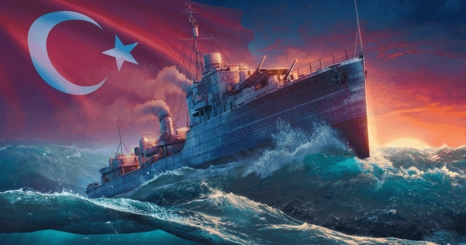 İlk Türk gemisi muavenet World of Warships oyununa ekleniyor